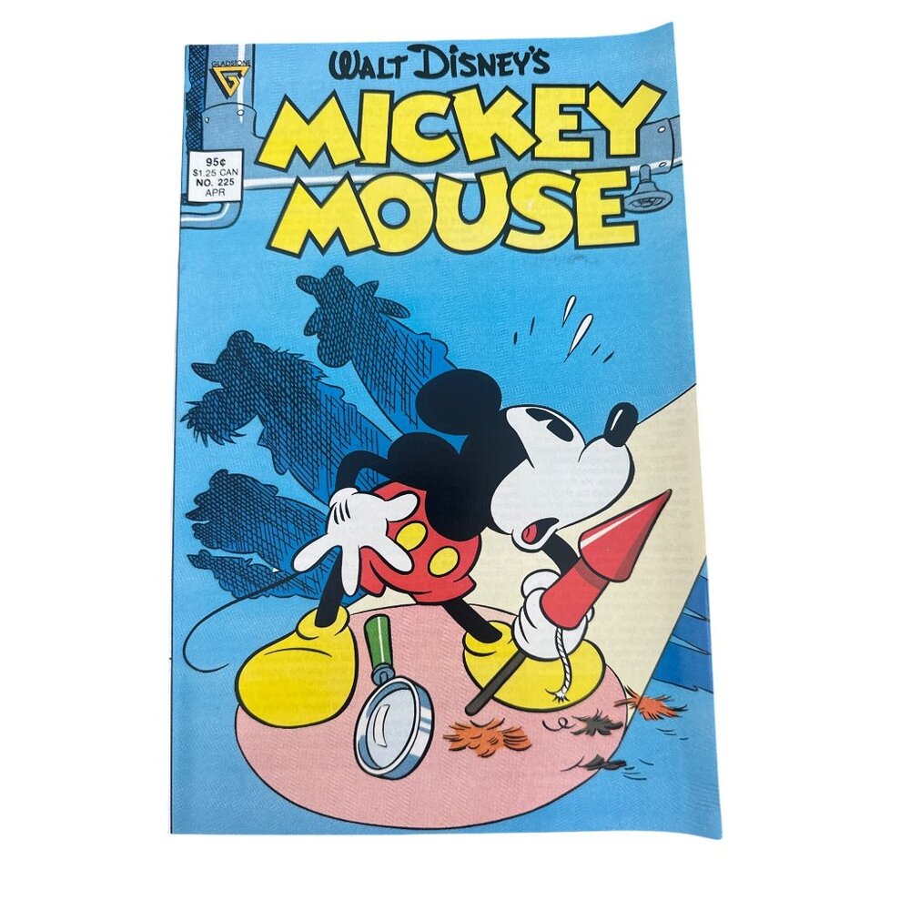 Gladstone Walt Disneys Mickey Mouse Comic No. 225 April 1987 Bagged Boarded